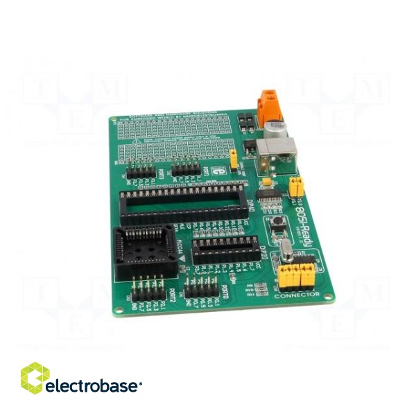 Dev.kit: Microchip 8051 | Series: AT89 | prototype board фото 5