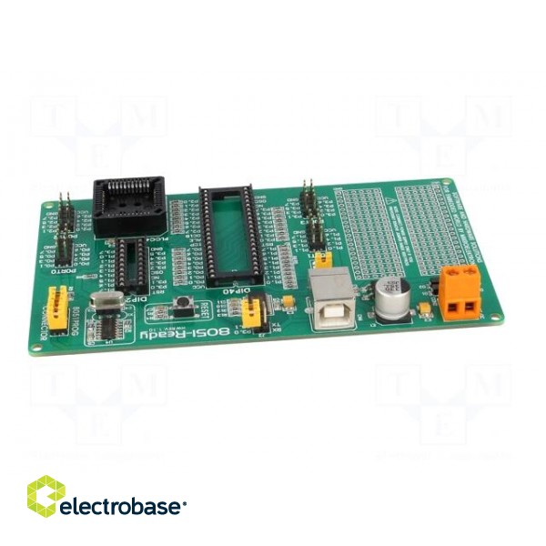 Dev.kit: Microchip 8051 | Series: AT89 | prototype board фото 7