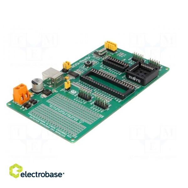 Dev.kit: Microchip 8051 | Series: AT89 | prototype board paveikslėlis 2