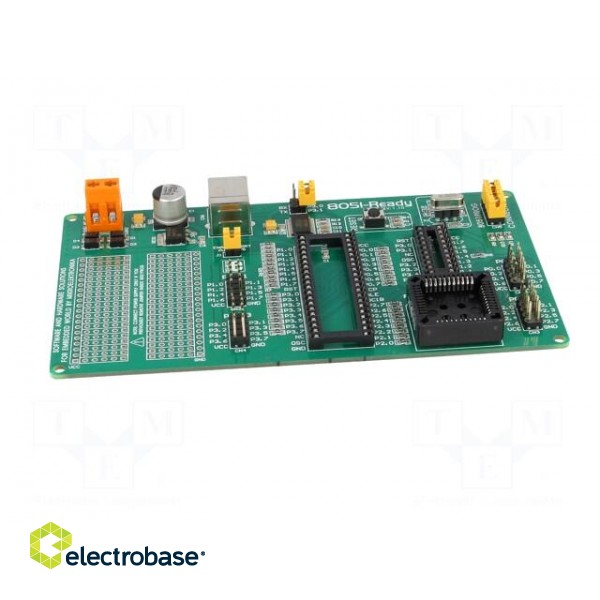 Dev.kit: Microchip 8051 | Series: AT89 | prototype board image 3