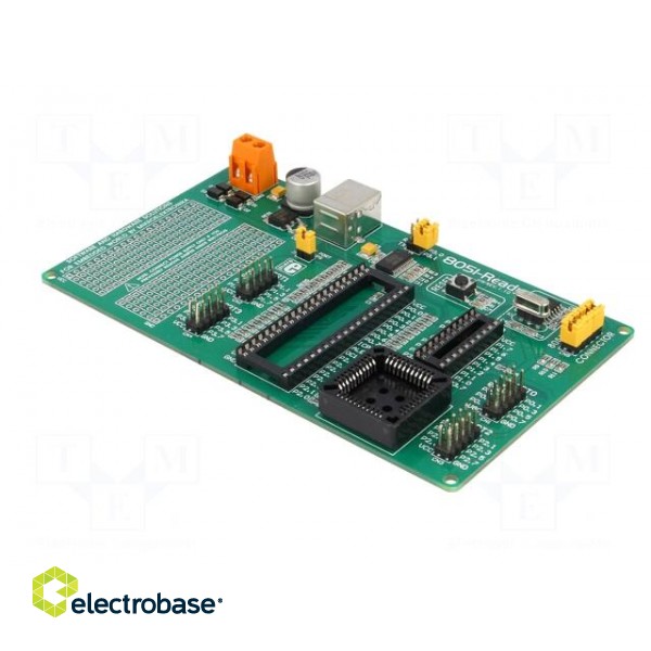 Dev.kit: Microchip 8051 | Series: AT89 | prototype board фото 4