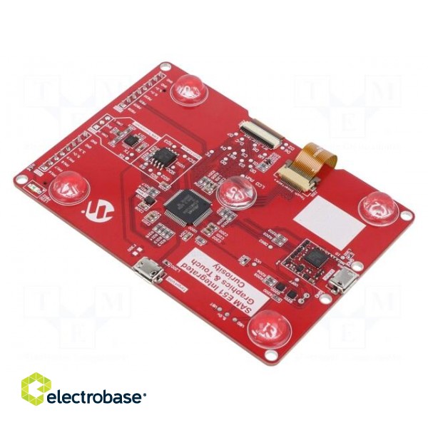 Dev.kit: Microchip ARM | Components: ATSAME51J20A | SAM4E | LCD TFT image 2