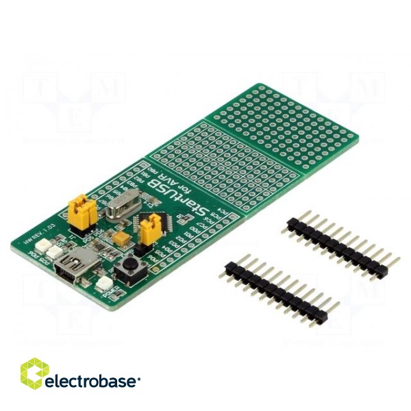 Dev.kit: Microchip AT90 | AT90 | AT90 | prototype board image 1