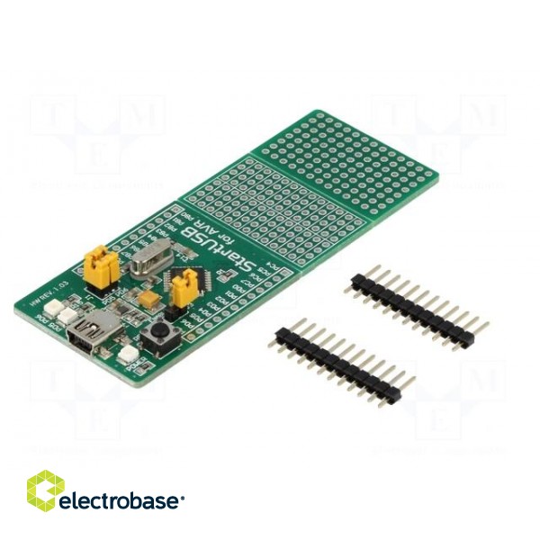 Dev.kit: Microchip AT90 | Series: AT90 | prototype board paveikslėlis 2