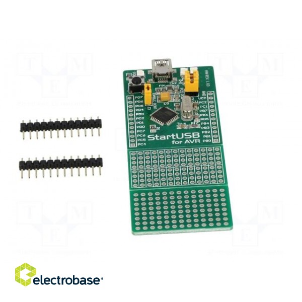Dev.kit: Microchip AT90 | Series: AT90 | prototype board фото 5