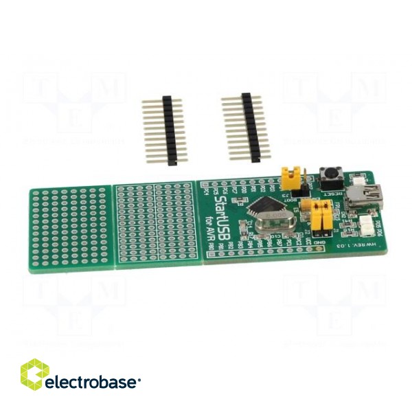 Dev.kit: Microchip AT90 | Series: AT90 | prototype board image 7