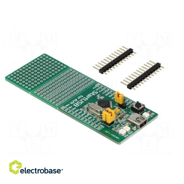 Dev.kit: Microchip AT90 | Series: AT90 | prototype board фото 8