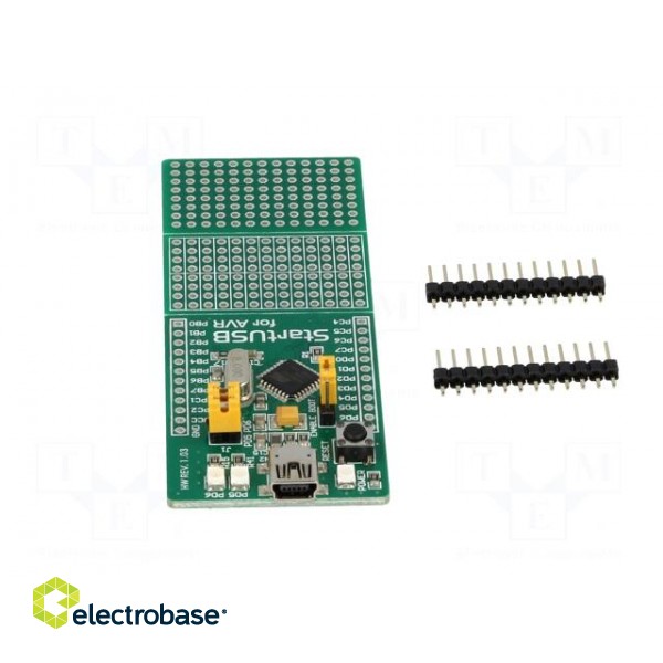 Dev.kit: Microchip AT90 | Series: AT90 | prototype board фото 9