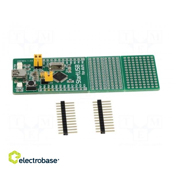 Dev.kit: Microchip AT90 | Series: AT90 | prototype board image 3