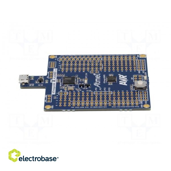 Dev.kit: Microchip AVR | ATMEGA | Xplained Mini | prototype board image 7