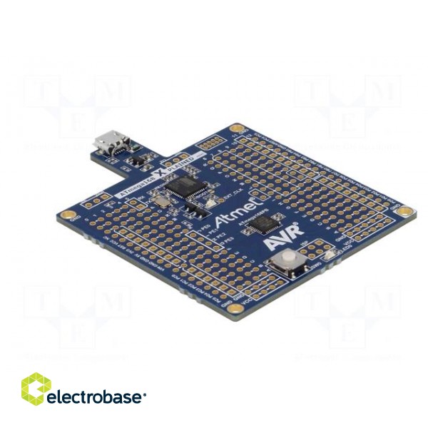 Dev.kit: Microchip AVR | ATMEGA | Xplained Mini | prototype board paveikslėlis 8