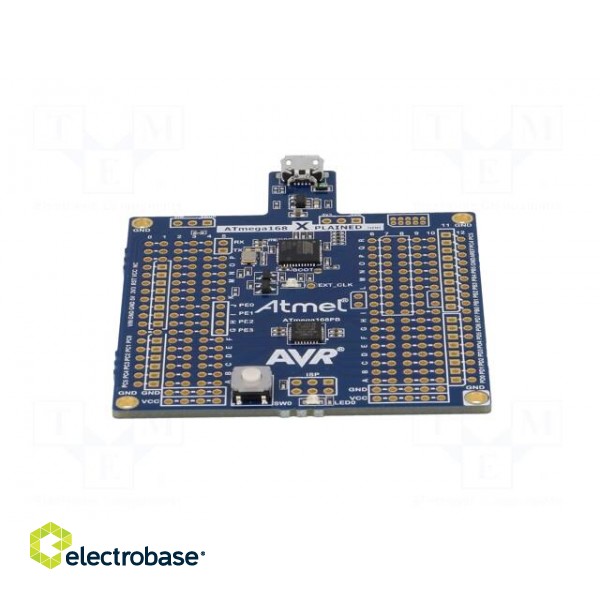 Dev.kit: Microchip AVR | ATMEGA | Xplained Mini | prototype board paveikslėlis 9