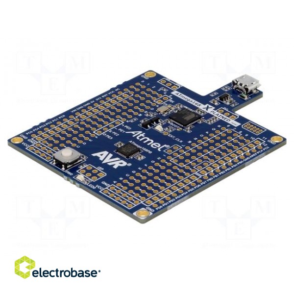 Dev.kit: Microchip AVR | ATMEGA | Xplained Mini | prototype board image 1