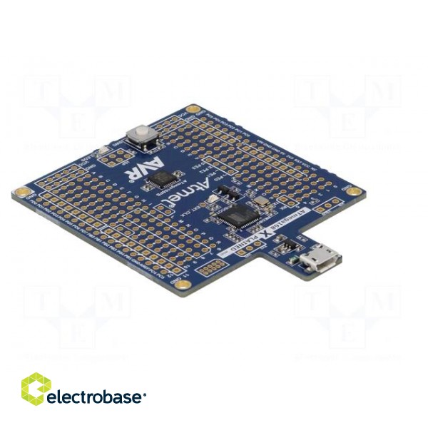 Dev.kit: Microchip AVR | ATMEGA | Xplained Mini | prototype board image 4