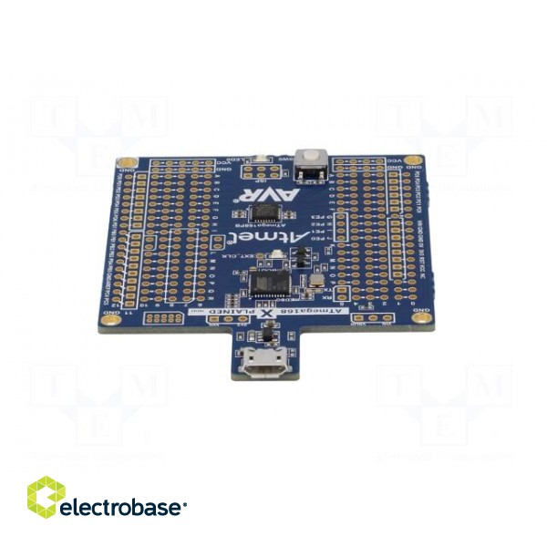 Dev.kit: Microchip AVR | ATMEGA | Xplained Mini | prototype board image 5