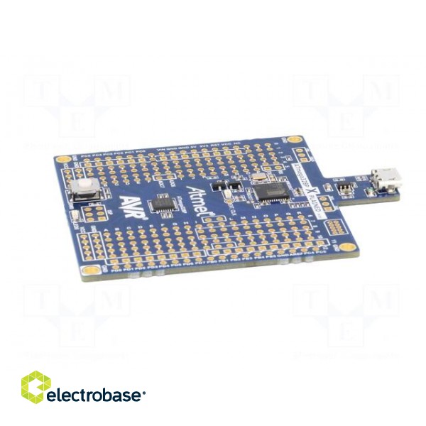 Dev.kit: Microchip AVR | Family: ATMEGA | prototype board image 3
