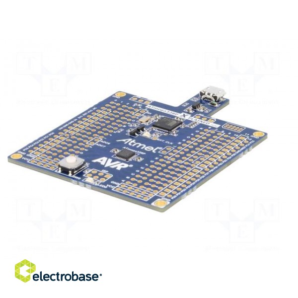 Dev.kit: Microchip AVR | Family: ATMEGA | prototype board image 2