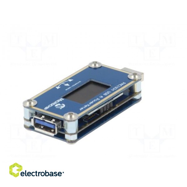 Dev.kit: Microchip | OLED | Comp: PAC1934 | DC power/energy monitor фото 6