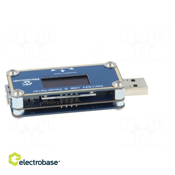Dev.kit: Microchip | OLED | Comp: PAC1934 | DC power/energy monitor фото 7