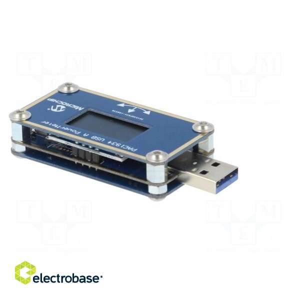 Dev.kit: Microchip | OLED | Comp: PAC1934 | DC power/energy monitor фото 8