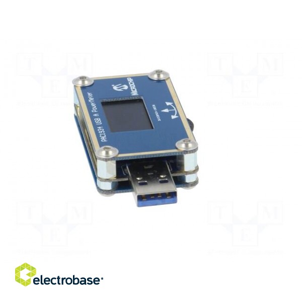 Dev.kit: Microchip | OLED | Comp: PAC1934 | DC power/energy monitor фото 9