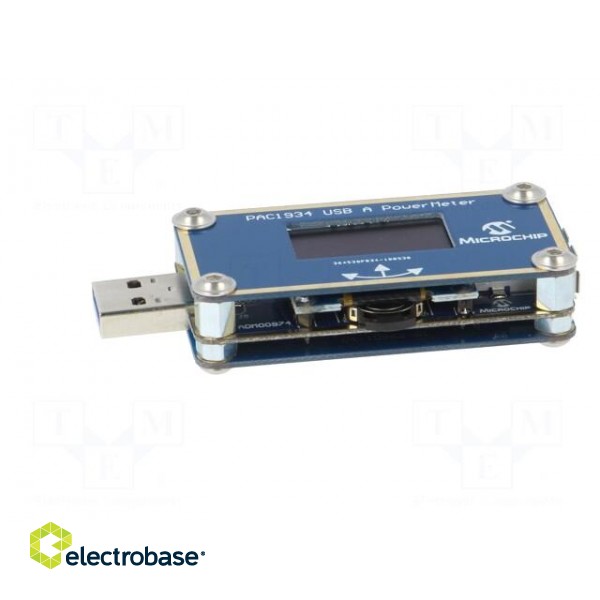 Dev.kit: Microchip | OLED | Comp: PAC1934 | DC power/energy monitor фото 3