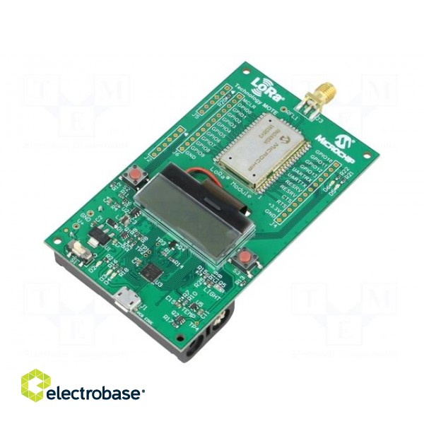 Dev.kit: Microchip PIC | 2xAAA battery slot | prototype board фото 1