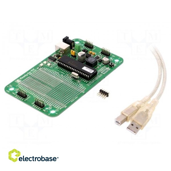 Dev.kit: Microchip PIC | Family: PIC18 | prototyping area image 1