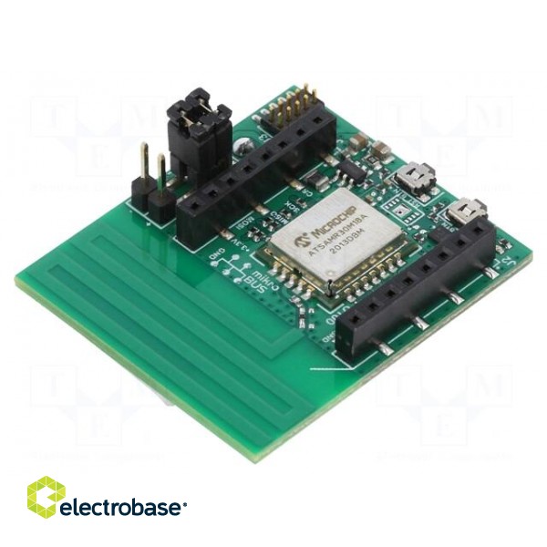 Dev.kit: Microchip | Components: ATSAMR30M18A | prototype board