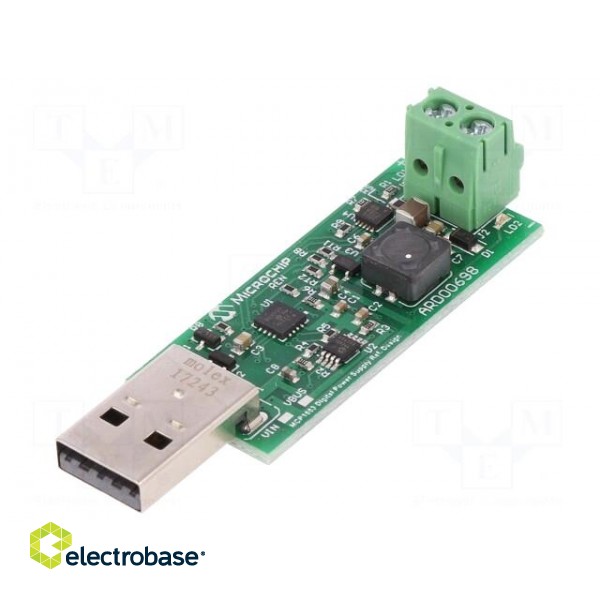 Expansion board | Components: MCP1663 | DC/DC converter | 2.5÷30V