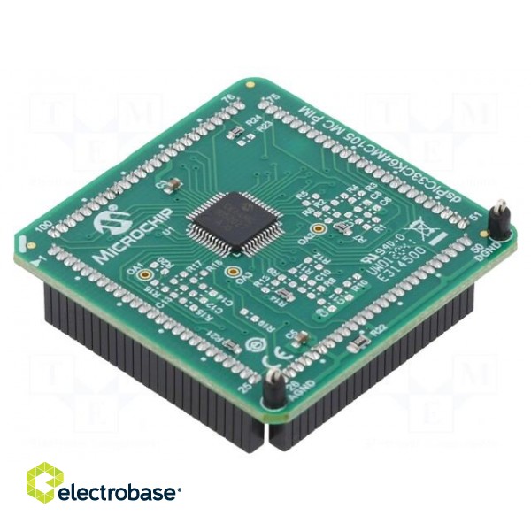 Plug-in module | Components: DSPIC33CK64MP105 | prototype board
