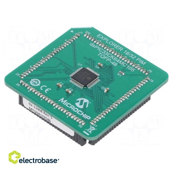 Plug-in module | motors | prototype board | Comp: DSPIC33CK64MP105 image 1