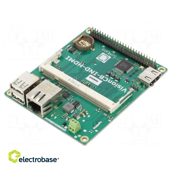 Dev.kit: ARM NXP | Ethernet,UART,USB | 9÷12VDC | 98x79x22mm | 0÷70°C фото 1