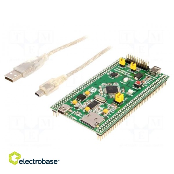 Dev.kit: ARM NXP | JTAG | mikroBoard | socket for microSD cards image 1