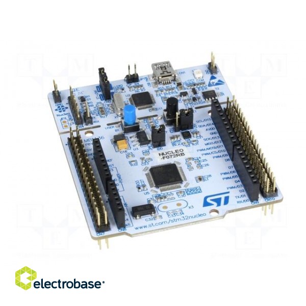 Dev.kit: STM32 | STM32F072RBT6 | Add-on connectors: 2 | base board image 9