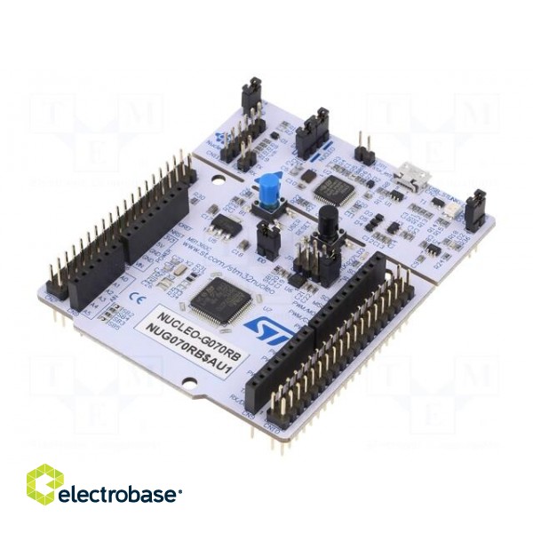 Dev.kit: STM32 | STM32G070RB | Add-on connectors: 2 | base board image 1