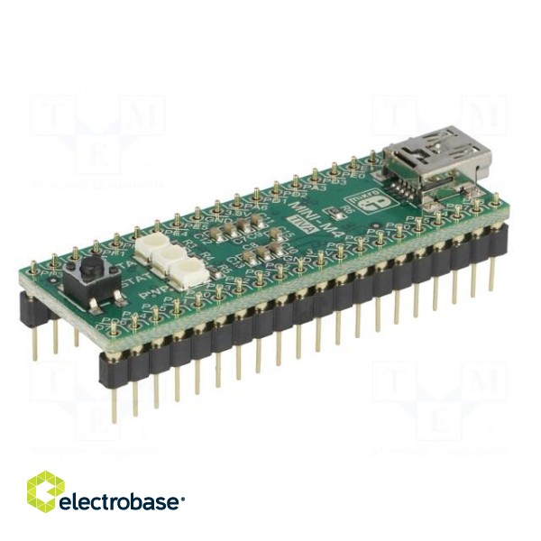 Dev.kit: ARM Texas | prototype board | USB B mini,pin header image 6