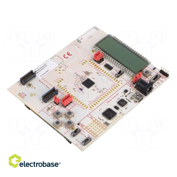 Dev.kit: TI CC430 | USB B micro,pin strips | CC430RF4 | Display: LCD image 1