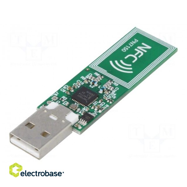 Dev.kit: ARM NXP | USB | LPC11U24,PN7150 | USB A | prototype board image 1