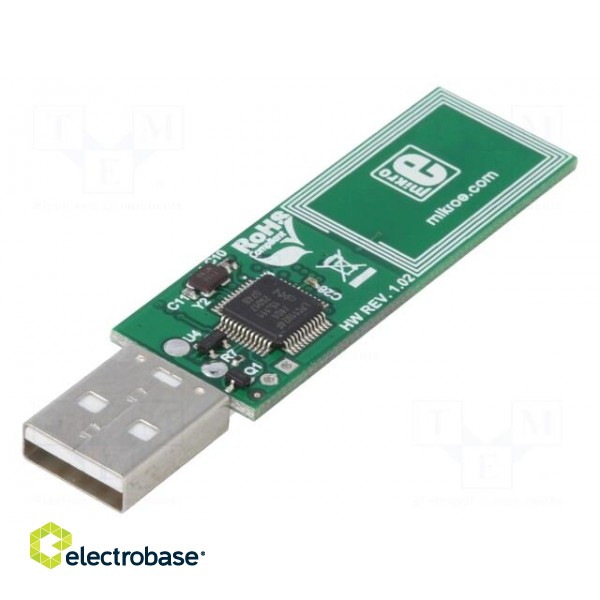 Dev.kit: ARM NXP | USB | LPC11U24,PN7150 | USB A | prototype board image 2