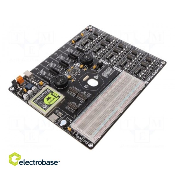 Dev.kit: ARM NXP | USB B,pin strips,microSD,mikroBUS socket x4 image 1