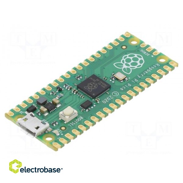 Dev.kit: Raspberry | prototype board | Comp: RP2040 | Usup: 5VDC