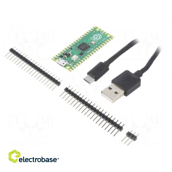 Dev.kit: Raspberry | Comp: RP2040 | Uoper: 1.8÷5.5VDC | Usup: 5VDC