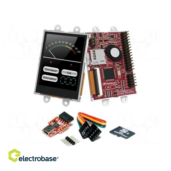 Dev.kit: with display | TFT | 2.4" | 240x320 | Display: graphical | 5VDC фото 1