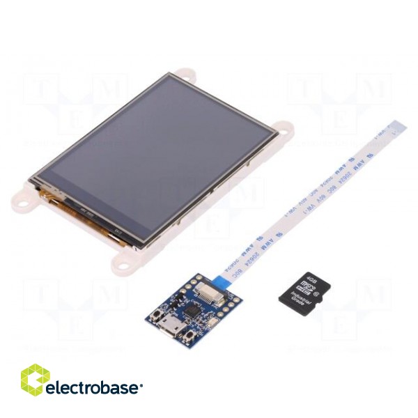 Dev.kit: with display | 4D-UPA,10pin FFC cable,4GB SD card | IoD image 2