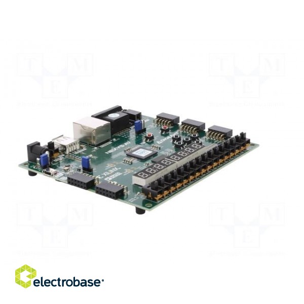 Dev.kit: Xilinx | Comp: XC7A100T-1CSG324C | LED x2 | 4-digit фото 7