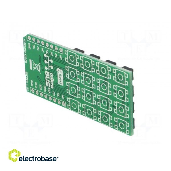 Click board | 16-button keypad | SPI | HC165AG | 3.3/5VDC image 8