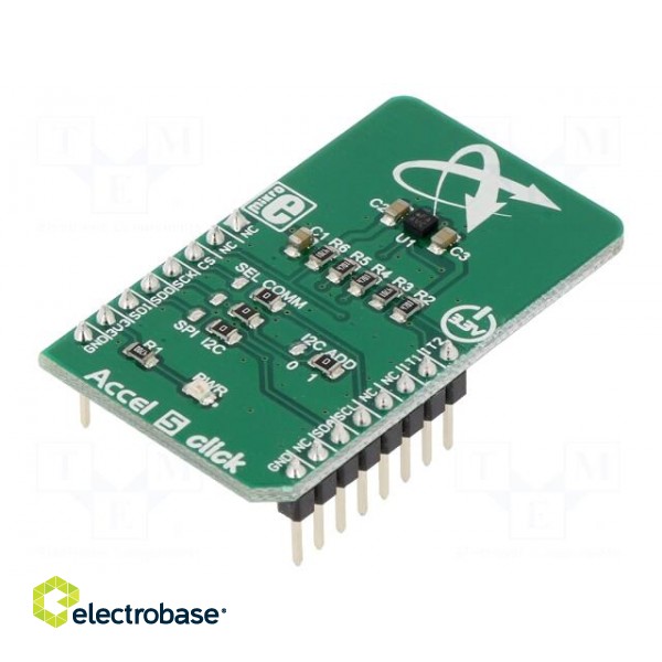 Click board | prototype board | Comp: BMA400 | accelerometer | 3.3VDC