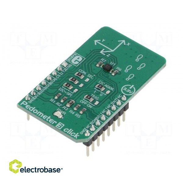 Click board | prototype board | Comp: KX126-1063 | accelerometer
