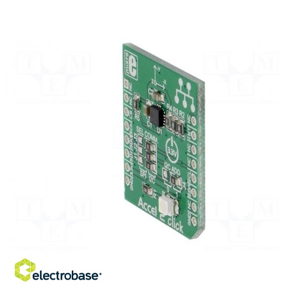Click board | accelerometer | I2C,SPI | LIS3DSH | 3.3VDC image 4